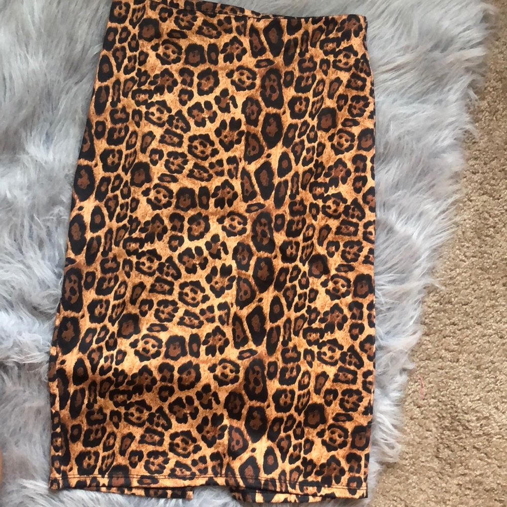 Cheetah Pencil Skirt